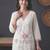 Women Floral Embroidered Regular Thread Work Kurta with Trousers