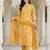 Women Floral Printed Regular Mirror Work Kurta with Trousers & With Dupatta