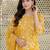 Women Floral Printed Regular Mirror Work Kurta with Trousers & With Dupatta
