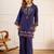 Women Ethnic Motifs Embroidered Regular Beads and Stones Kurta with Palazzos