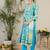 Women Floral Printed Regular Mirror Work Pure Cotton Kurta with Trousers & With Dupatta
