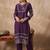 Women Ethnic Motifs Printed Angrakha Pure Cotton Kurta with Trousers & With Dupatta