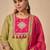 Women Ethnic Motifs Embroidered Regular Mirror Work Kurta with Trousers & With Dupatta