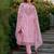 Women Floral Embroidered Regular Thread Work Pure Cotton Kurta with Trousers & With Dupatta