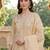 Women Floral Embroidered Regular Thread Work Pure Cotton Kurta with Trousers & With Dupatta