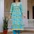 Women Floral Printed Regular Thread Work Pure Cotton Kurta with Trousers & With Dupatta