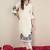 Women Floral Embroidered Regular Thread Work Kurta with Trousers