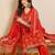 Women Ethnic Motifs Printed Regular Thread Work Pure Cotton Kurta with Trousers & With Dupatta