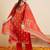 Women Ethnic Motifs Printed Regular Thread Work Pure Cotton Kurta with Trousers & With Dupatta