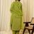 Women Ethnic Motifs Embroidered Regular Sequinned Kurta with Trousers & With Dupatta