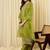 Women Ethnic Motifs Embroidered Regular Sequinned Kurta with Trousers & With Dupatta