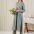 Floral Printed V-Neck Pure Cotton A-Line Kurta With Trousers