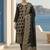 Ethnic Motifs Woven Design Zari Straight Kurta With Trousers & Dupatta