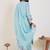 Floral Embroidered Thread Work Pure Cotton Kurta With Trousers & Dupatta