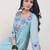 Floral Embroidered Thread Work Pure Cotton Kurta With Trousers & Dupatta