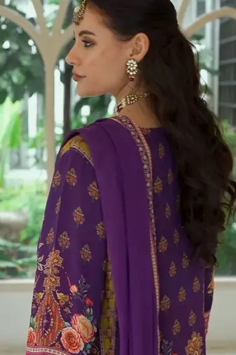 Ethnic Motifs Printed Regular Mirror Work A-Line Kurta With Palazzos & Dupatta