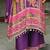 Ethnic Motifs Printed Regular Mirror Work A-Line Kurta With Palazzos & Dupatta