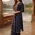 Geometric Yoke Design Thread Work Pure Cotton Kurta & Trousers With Dupatta