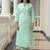 Women Floral Embroidered Cotton Kurta with Trousers
