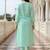 Women Floral Embroidered Cotton Kurta with Trousers