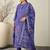 Women Floral Embroidered Cotton A-Line Kurta with Trousers & Dupatta