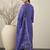 Women Floral Embroidered Cotton A-Line Kurta with Trousers & Dupatta