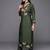 Women Floral Embroidered Thread Work Kurta with Trousers & Dupatta