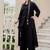 Women Round Neck Pure Cotton Straight Kurta with Palazzos With Jacket