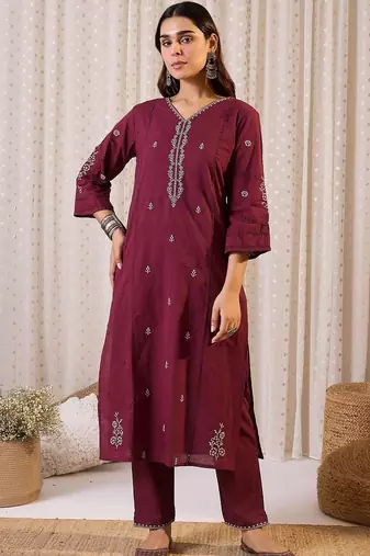 Women Ethnic Motifs Printed Pure Cotton Kurta with Trouser & Dupatta