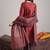 Women Ethnic Motifs Printed Regular Mirror Work Pure Cotton Kurta with Trousers & With Dupatta