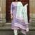 Floral Printed Round Neck Pure Cotton Straight Kurta With Trousers & Dupatta
