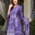 Floral Printed Pure Cotton A Line Kurta With Trousers & Dupatta