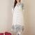 Women Ethnic Motifs Printed Regular Mirror Work Pure Cotton Kurta Trousers