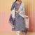 Floral Printed Notch Neck Pure Cotton Kurta With Trousers & Dupatta