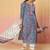 Floral Printed Notch Neck Pure Cotton Kurta With Trousers & Dupatta