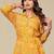 Floral Printed Shirt Collar Kurta With Trousers
