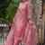 Women Floral Embroidered Beads and Stones Kurta with Trousers & With Dupatta