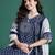 Printed Mirror Work Pure Cotton Kurta with Trousers & With Dupatta