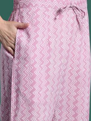 Floral Printed Pure Cotton Kurta with Trousers & Dupatta 3