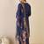 Notch Neck Straight Kurta With Trousers & Dupatta