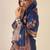 Notch Neck Straight Kurta With Trousers & Dupatta