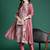 Floral Printed Kurta with Trousers & Dupatta