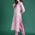 Floral Printed Kurta with Trousers & Dupatta