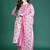 Floral Printed Kurta with Trousers & Dupatta