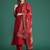 Ethnic Motifs Yoke Design Thread Work Kurta with Trousers & With Dupatta