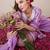 Floral Printed Sequinned Pure Cotton Straight Kurta With Trouser And Dupatta