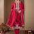Women Paisley Yoke Design Regular Kurta with Trousers & With Dupatta
