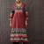 Women Floral Printed Regular Sequinned Pure Cotton Kurta with Trousers & With Dupatta