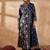 Women Floral Printed Angrakha Beads and Stones Pure Cotton Kurta with Trousers & With Dupatta