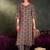 Floral Printed V-Neck Cotton Straight Kurta With Trousers & Dupatta